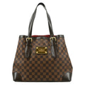 LOUIS VUITTON Hampstead Damier Ebene Shoulder Bag Brown