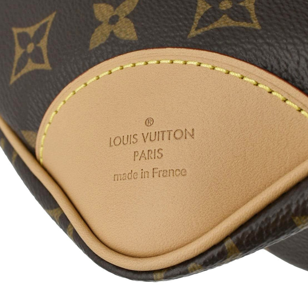 LOUIS VUITTON Odeon NM MM Monogram Canvas Shoulder Bag Brown
