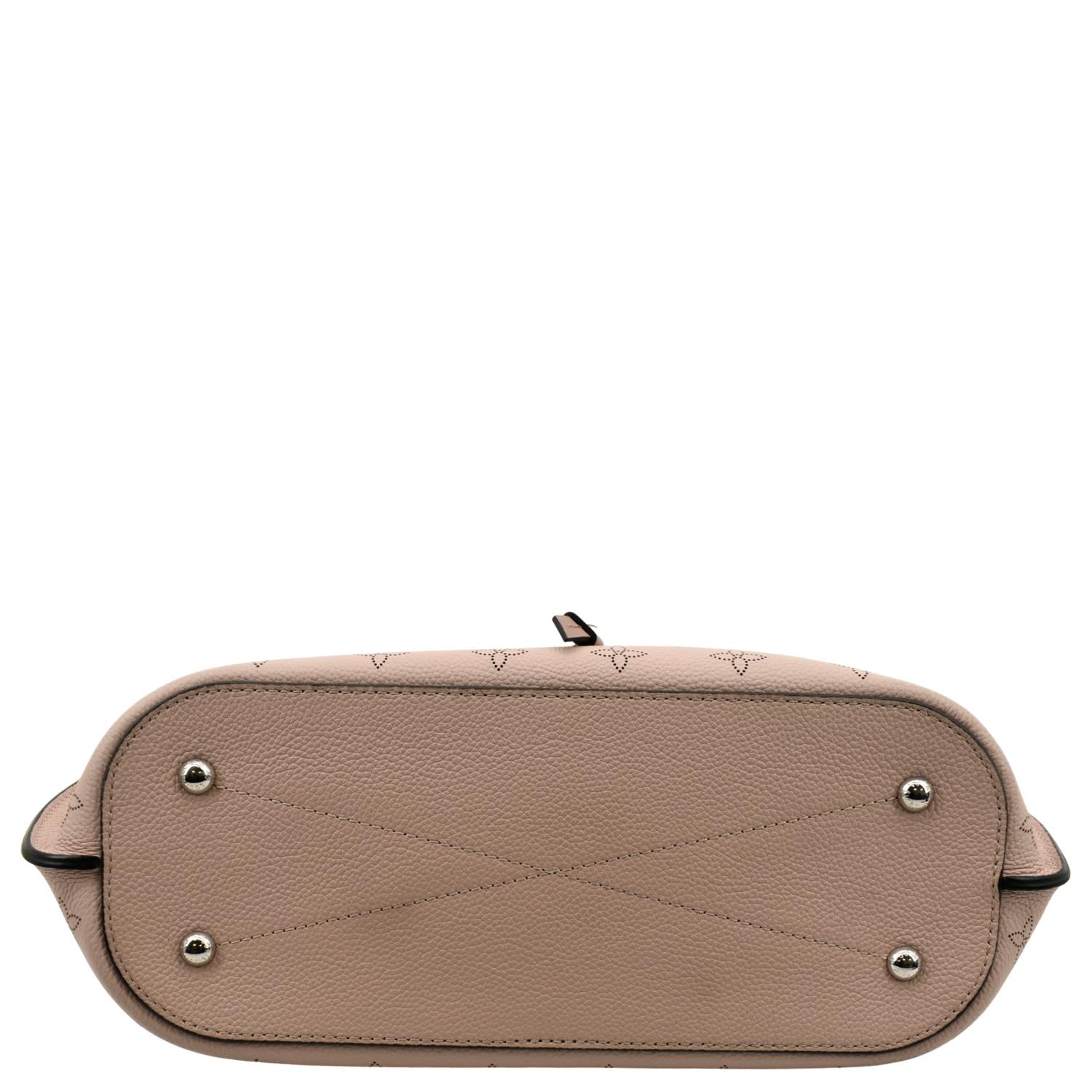 LOUIS VUITTON Girolata Monogram Mahina Leather Shoulder Bag Magnolia