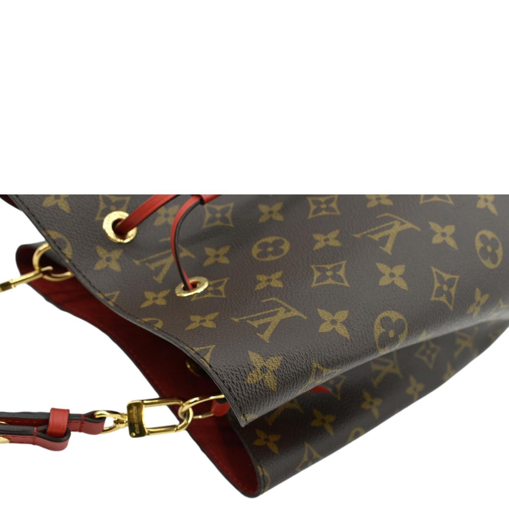 LOUIS VUITTON Neonoe Monogram Canvas Shoulder Bag Brown