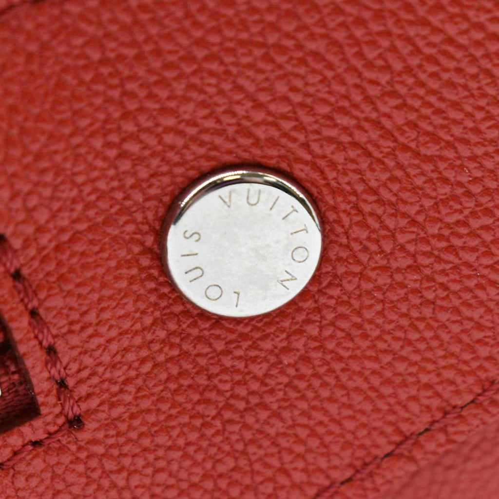 LOUIS VUITTON Vaneau MM Epi Leather Shoulder Bag Red