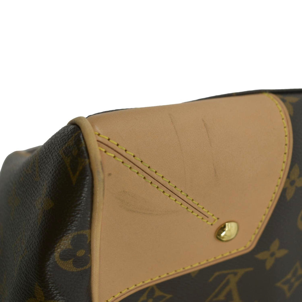 LOUIS VUITTON Retiro GM Monogram Canvas Shoulder Bag Brown