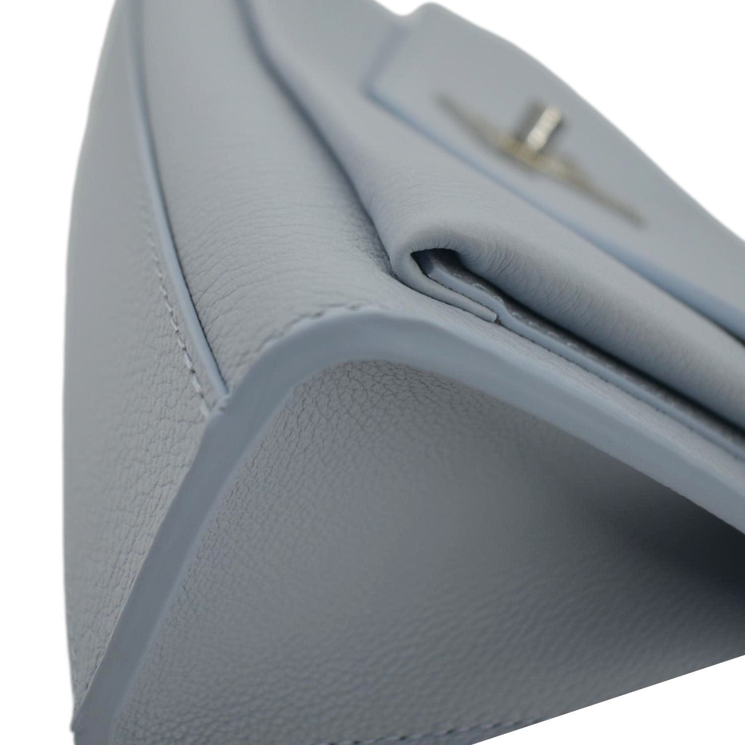LOUIS VUITTON Mylockme Calf Leather Chain Shoulder Bag Light Blue