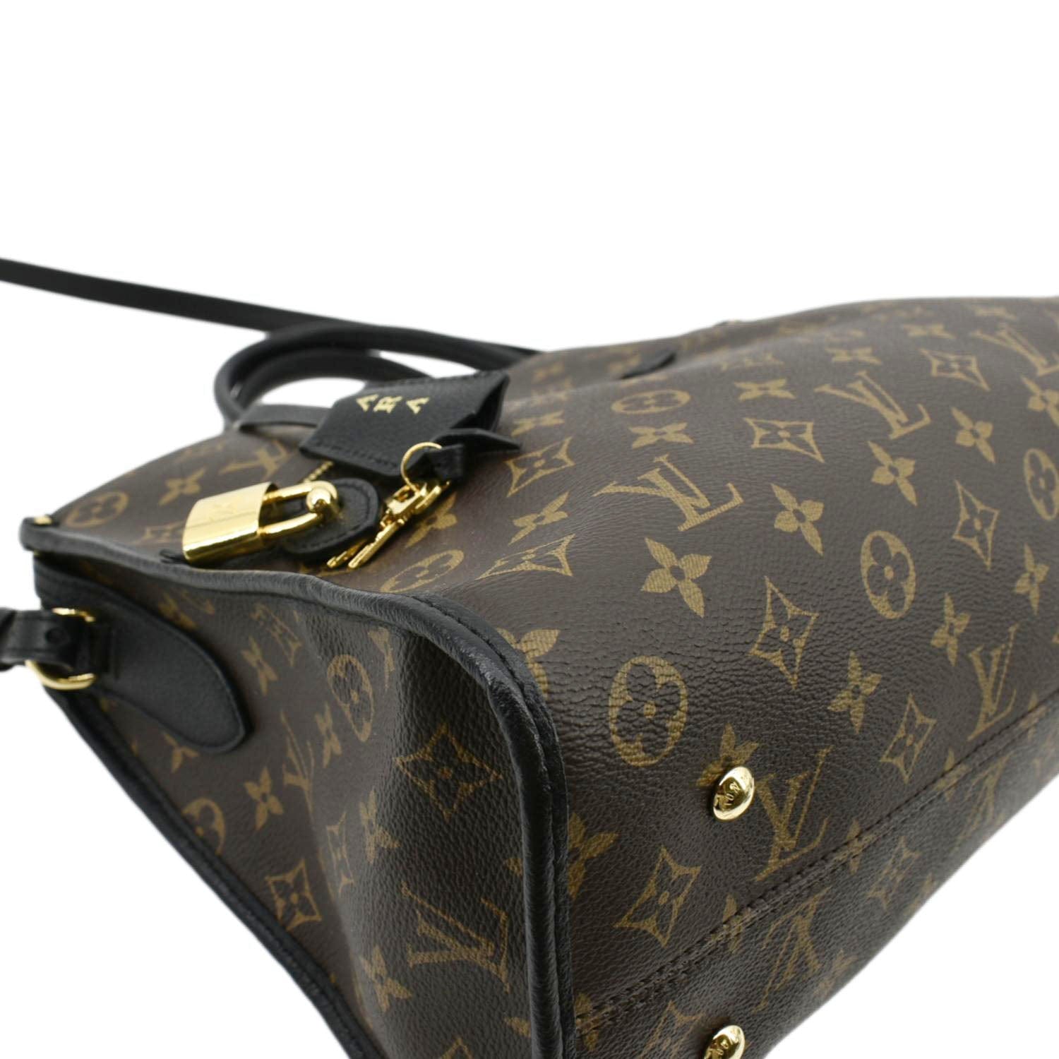 LOUIS VUITTON Popincourt NM Monogram Canvas Tote Bag Brown