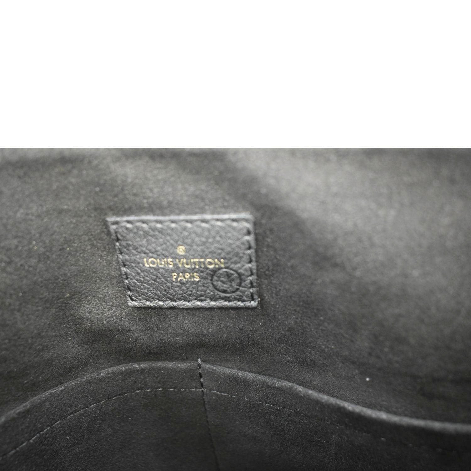 LOUIS VUITTON Pallas MM Monogram Canvas Shoulder Bag Brown