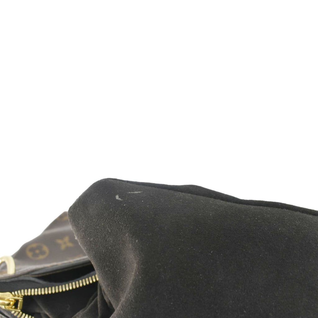 LOUIS VUITTON Pallas MM Monogram Canvas Shoulder Bag Brown