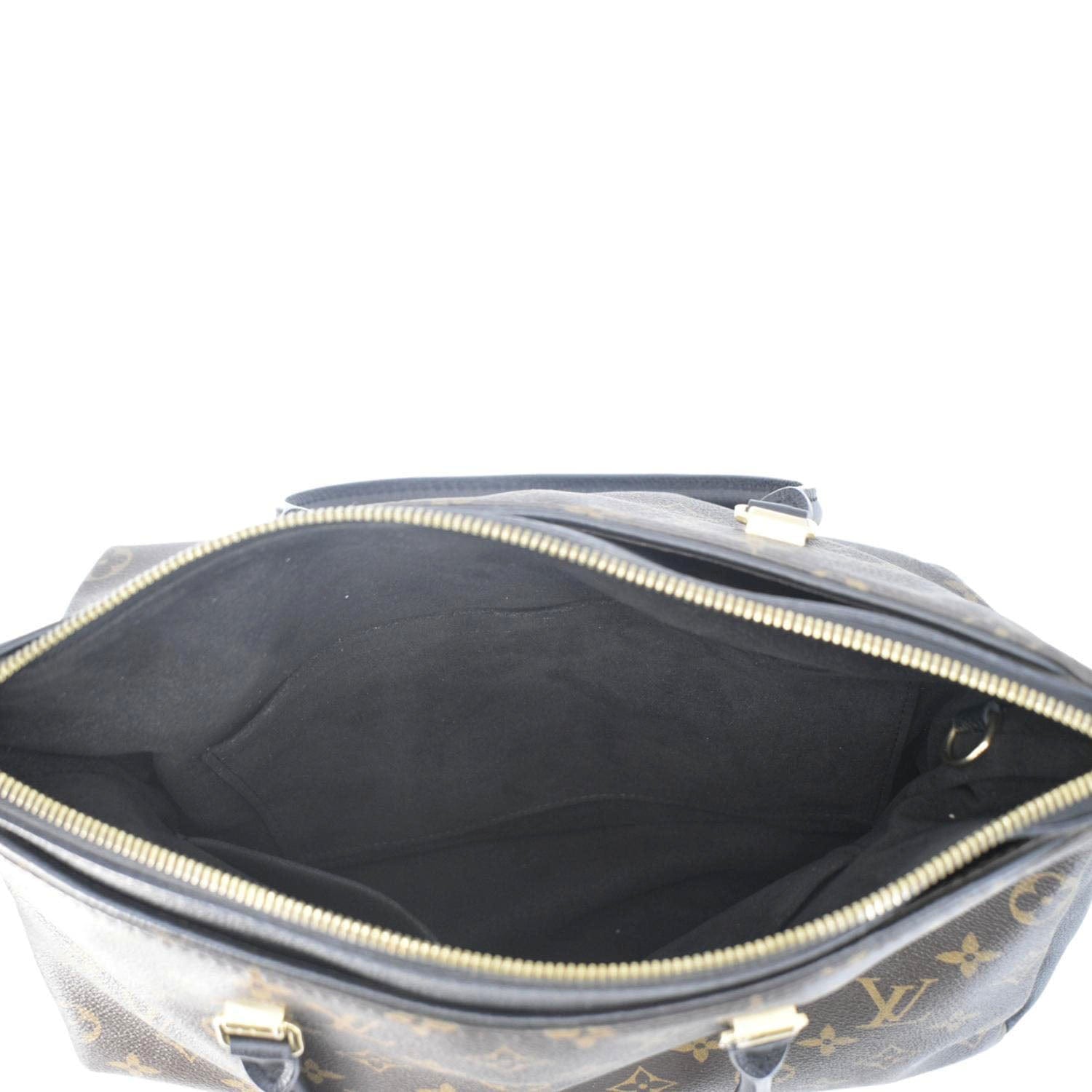 LOUIS VUITTON Pallas MM Monogram Canvas Shoulder Bag Brown