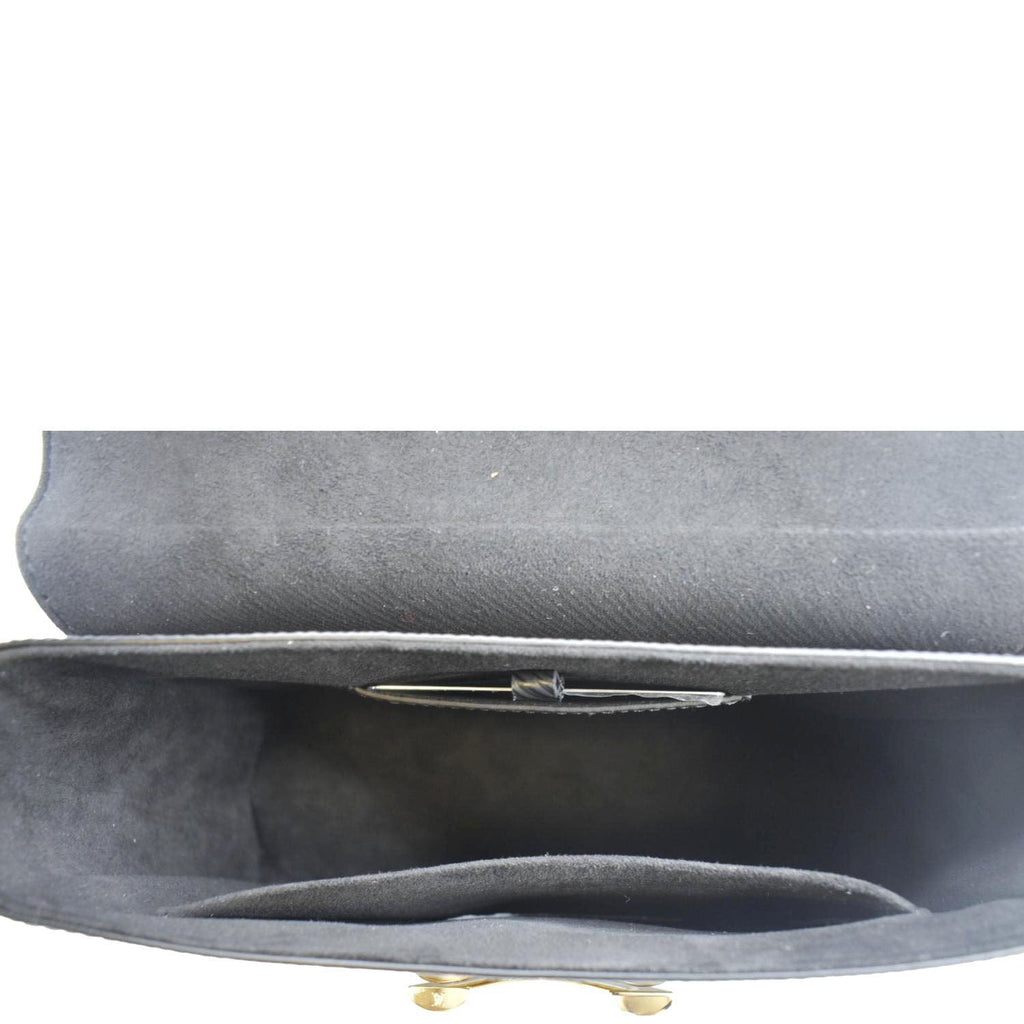 LOUIS VUITTON LV Twist MM Epi Leather Shoulder Bag Black