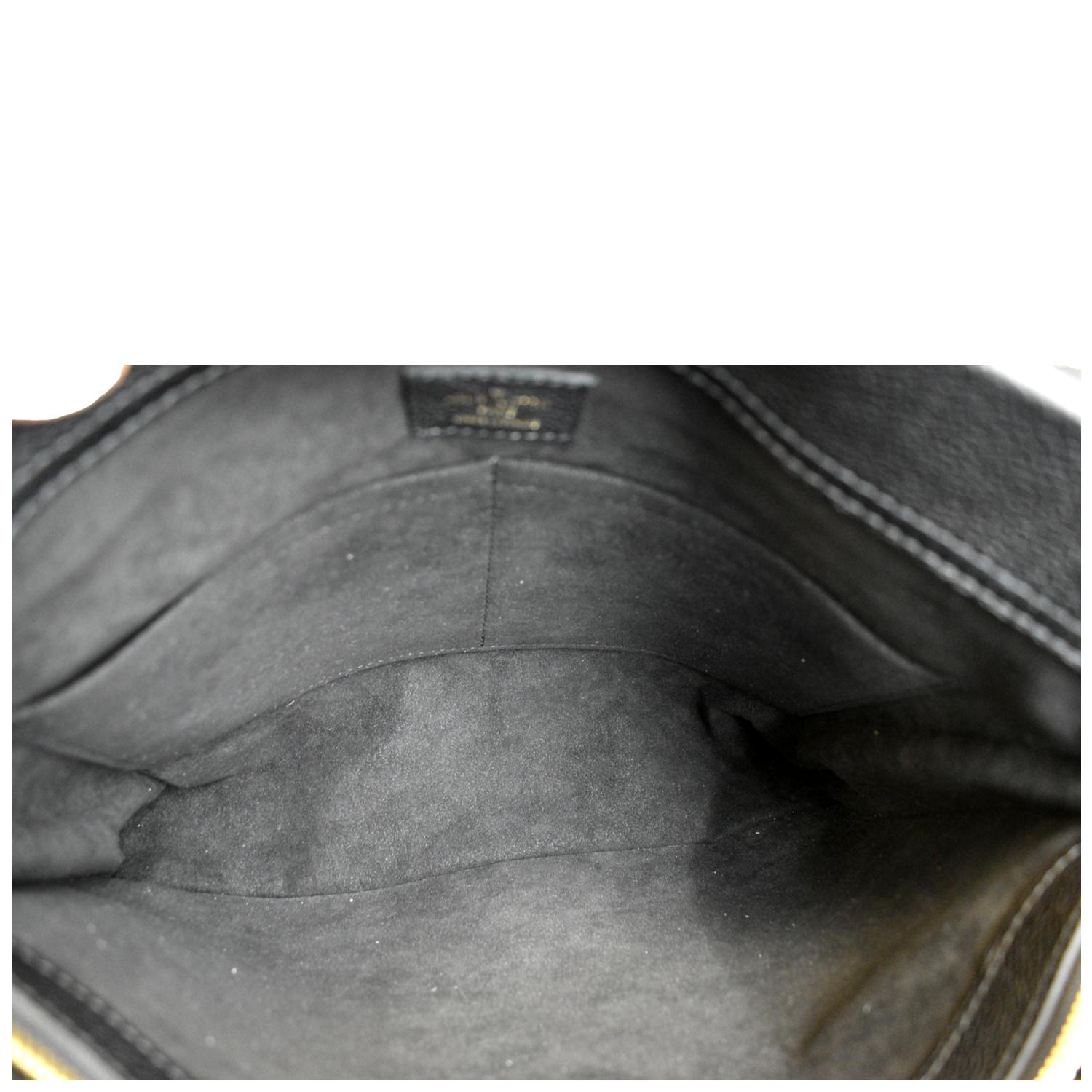 LOUIS VUITTON Pallas Chain Monogram Canvas Shopper Tote Bag Brown