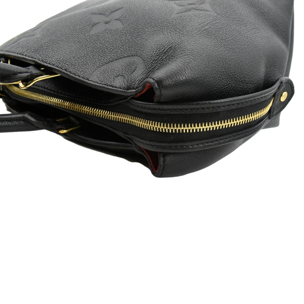 LOUIS VUITTON Grand Palais Monogram Empreinte Leather Shoulder Bag Black