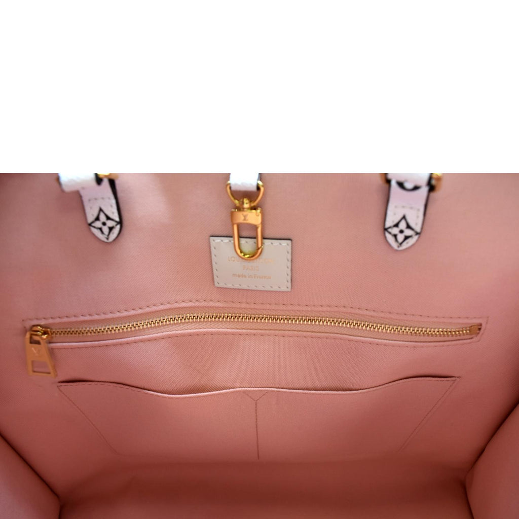 LOUIS VUITTON Onthego GM Limited Edition Giant Monogram Tote Bag Rouge Rose