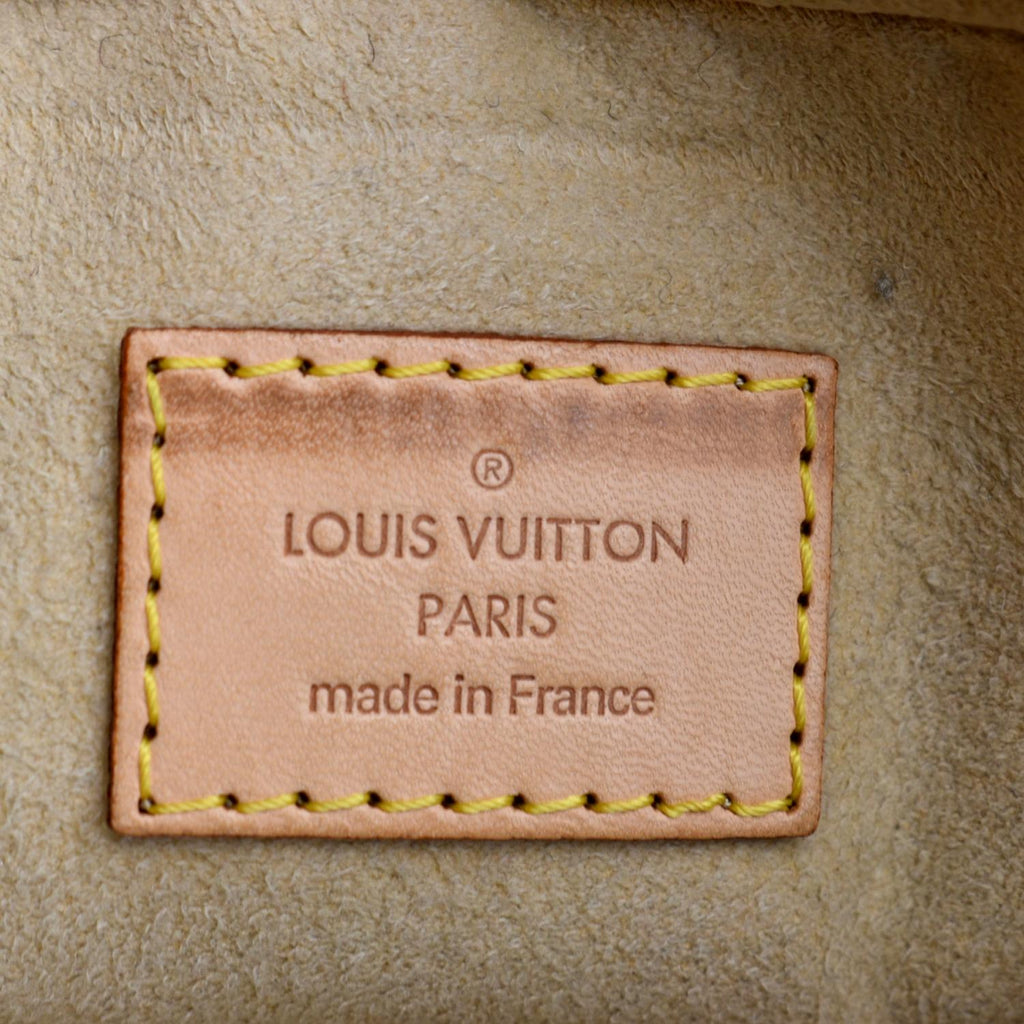 LOUIS VUITTON Hudson GM Monogram Canvas Shoulder Bag Brown