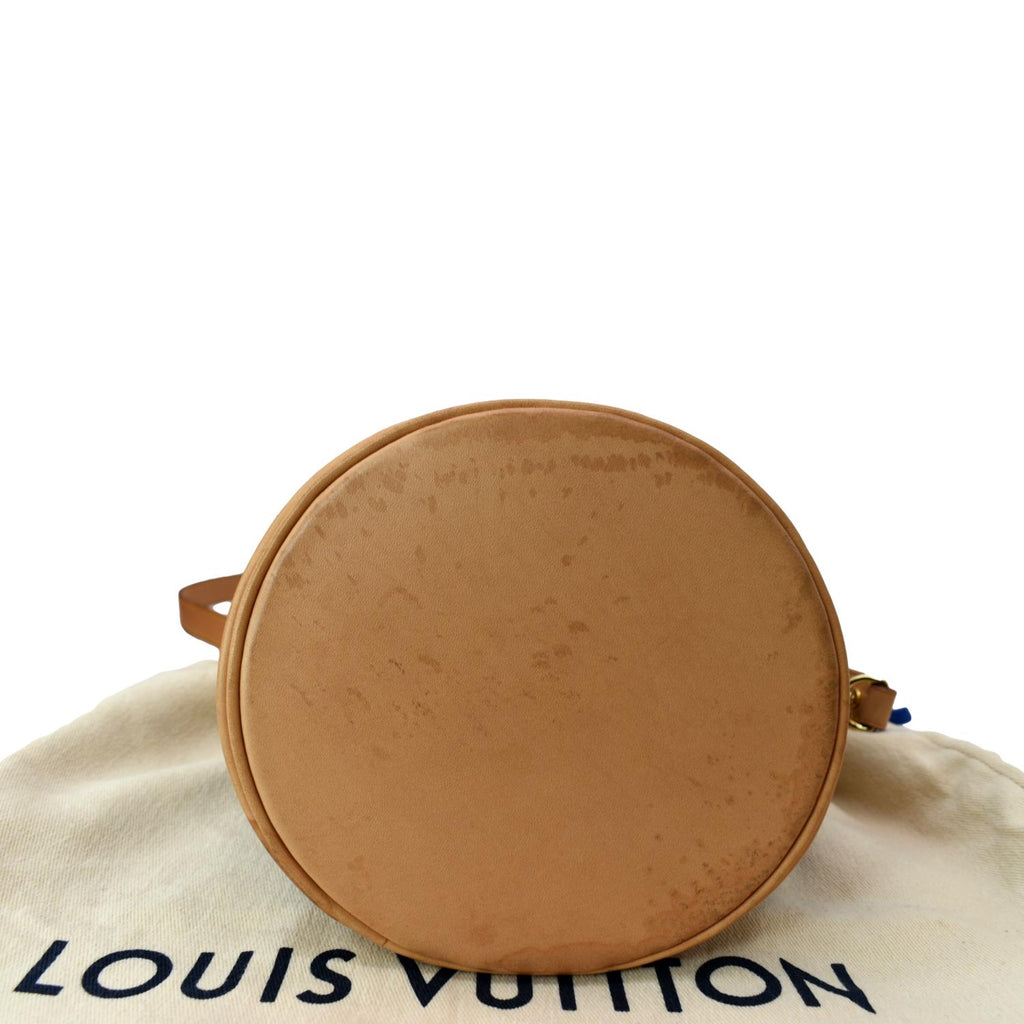 LOUIS VUITTON Monogram Canvas Duffle Shoulder Bag Brown