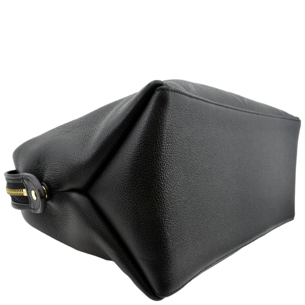 LOUIS VUITTON Grand Palais Monogram Empreinte Leather Shoulder Bag Black