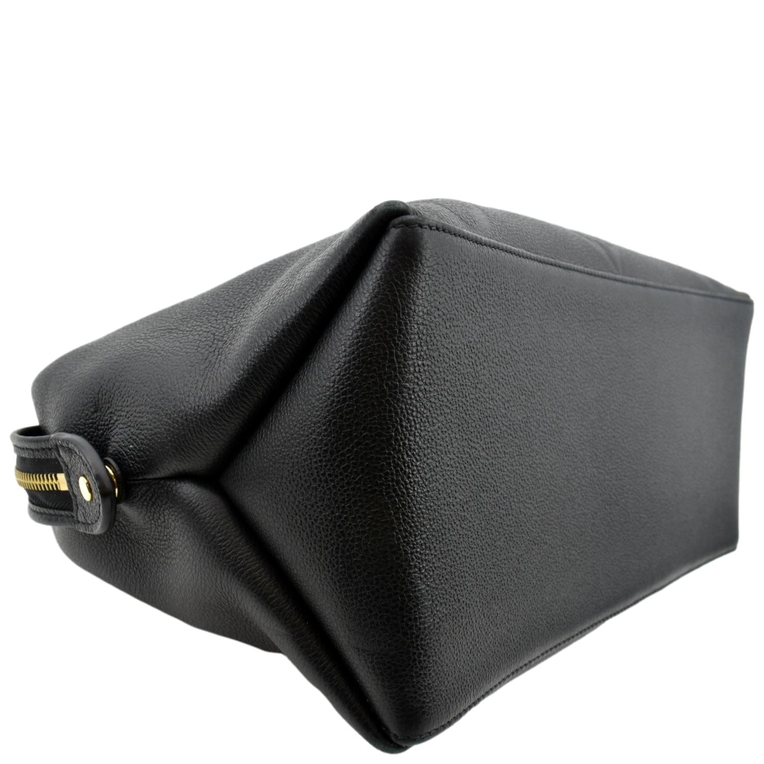 LOUIS VUITTON Grand Palais Monogram Empreinte Leather Shoulder Bag Black