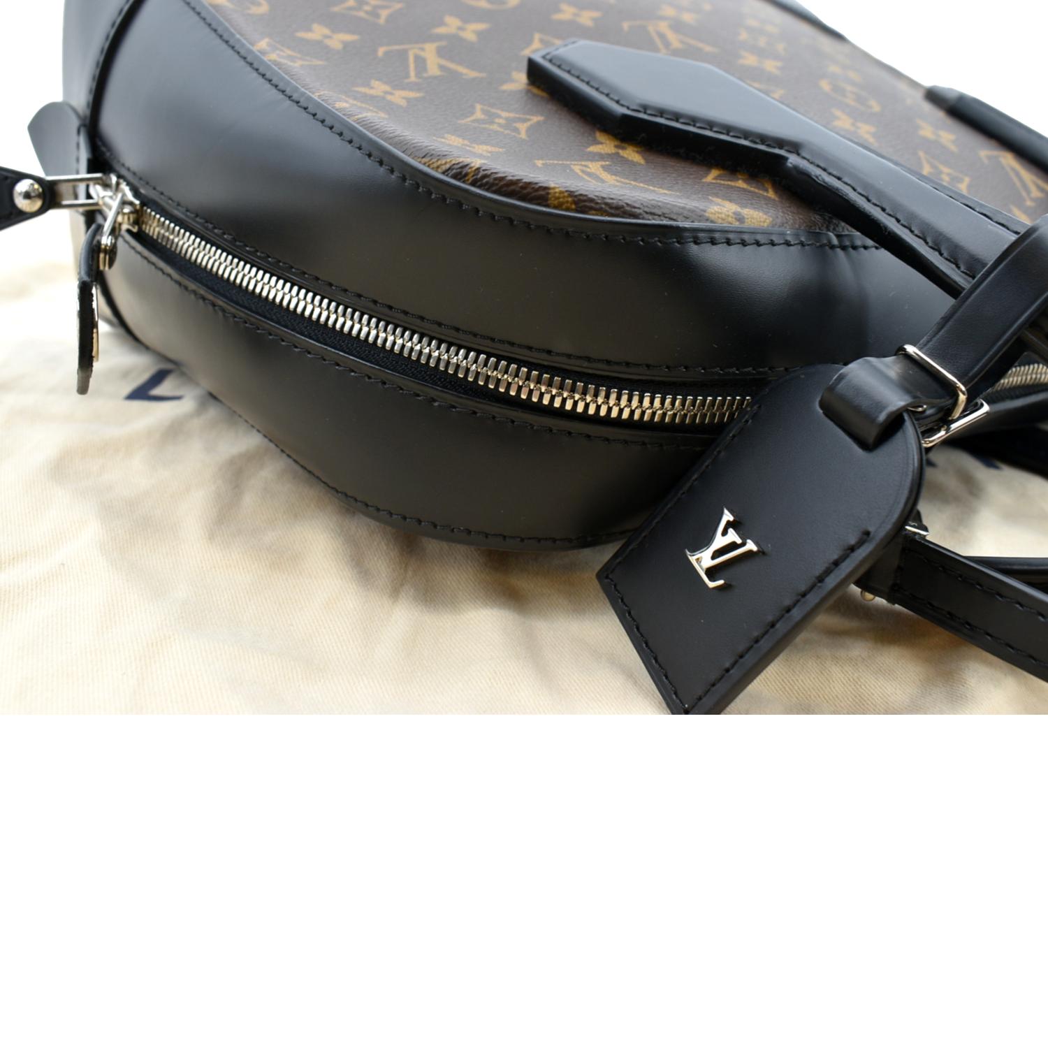 LOUIS VUITTON Dora MM Monogram Canvas Shoulder Bag Brown