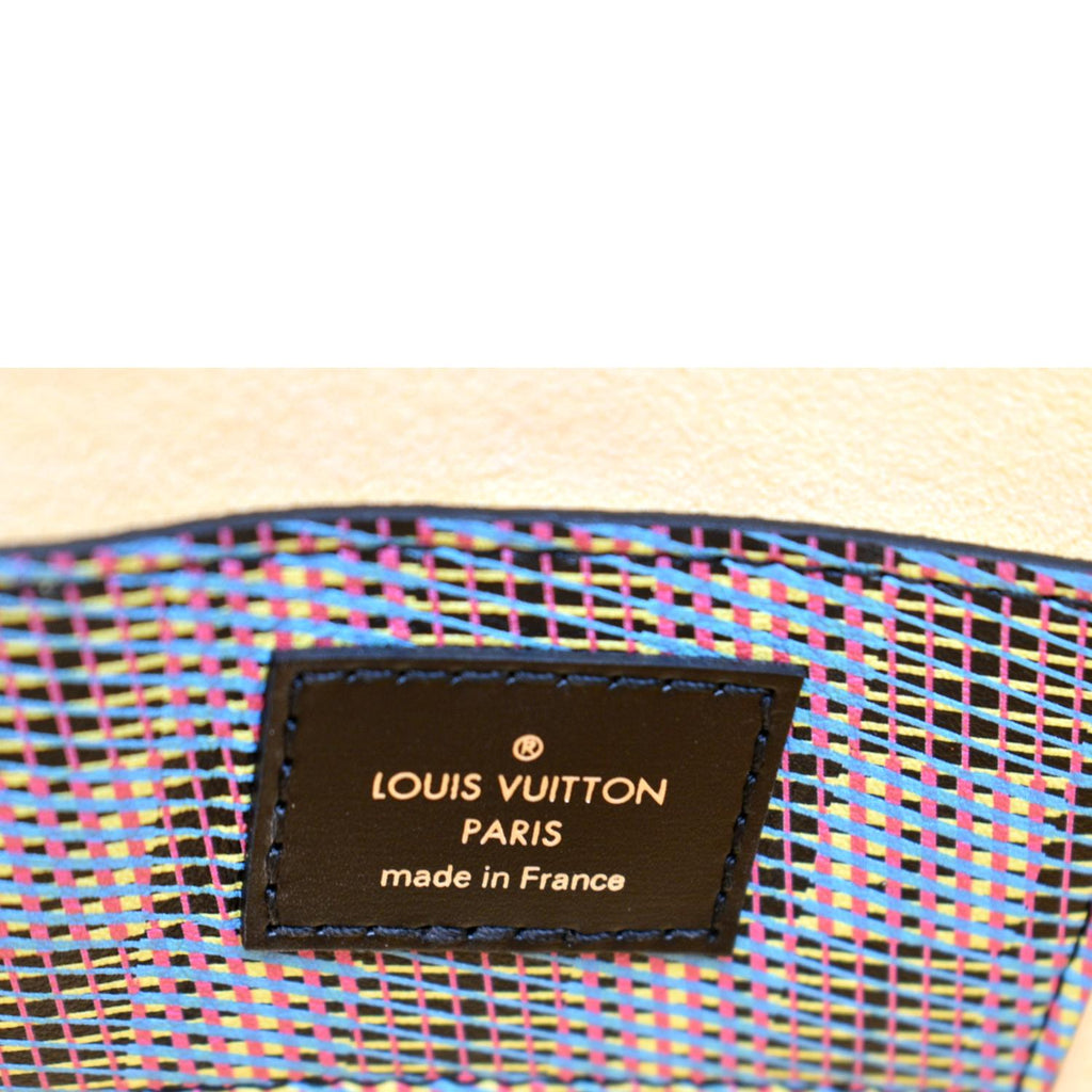 LOUIS VUITTON LV Twist Pop MM Calfskin Monogram Shoulder Bag Blue