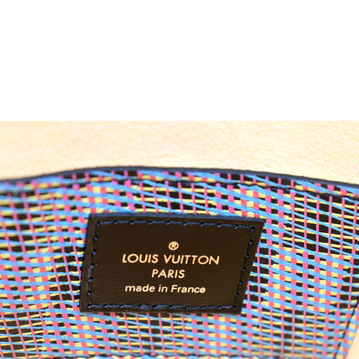 LOUIS VUITTON LV Twist Pop MM Calfskin Monogram Shoulder Bag Blue