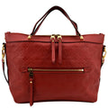 LOUIS VUITTON Bastille PM Empreinte Leather Shoulder Bag Red