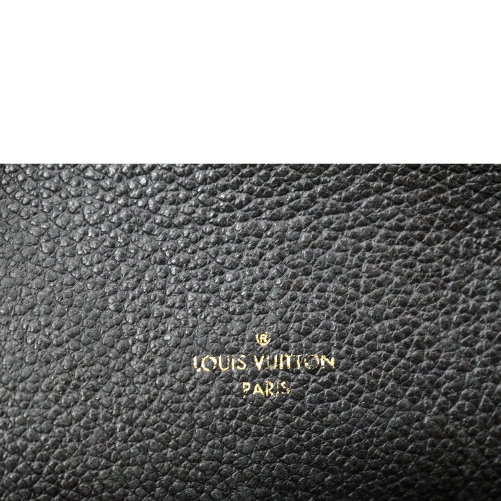 LOUIS VUITTON Melie Empreinte Leather Hobo Shoulder Bag Black