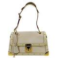 LOUIS VUITTON Suhali Le Talentueux Leather Shoulder Bag White