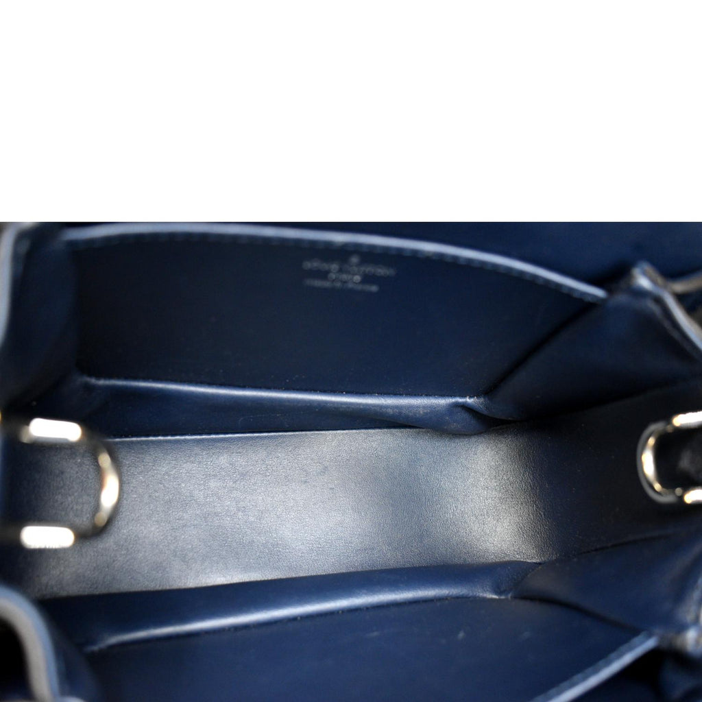 LOUIS VUITTON Vivienne NM Grained Calfskin Leather Shoulder Bag Blue