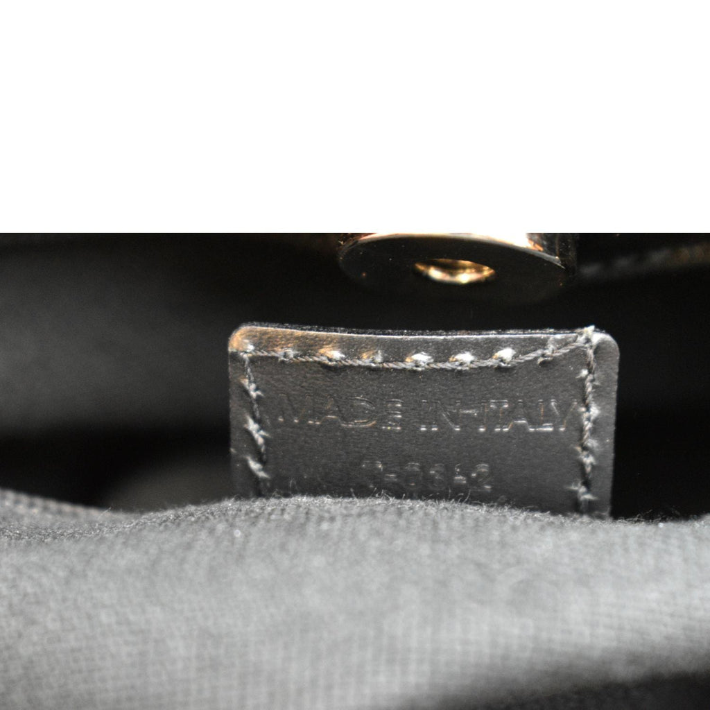 BURBERRY Nova Check Canvas Shoulder Bag Black