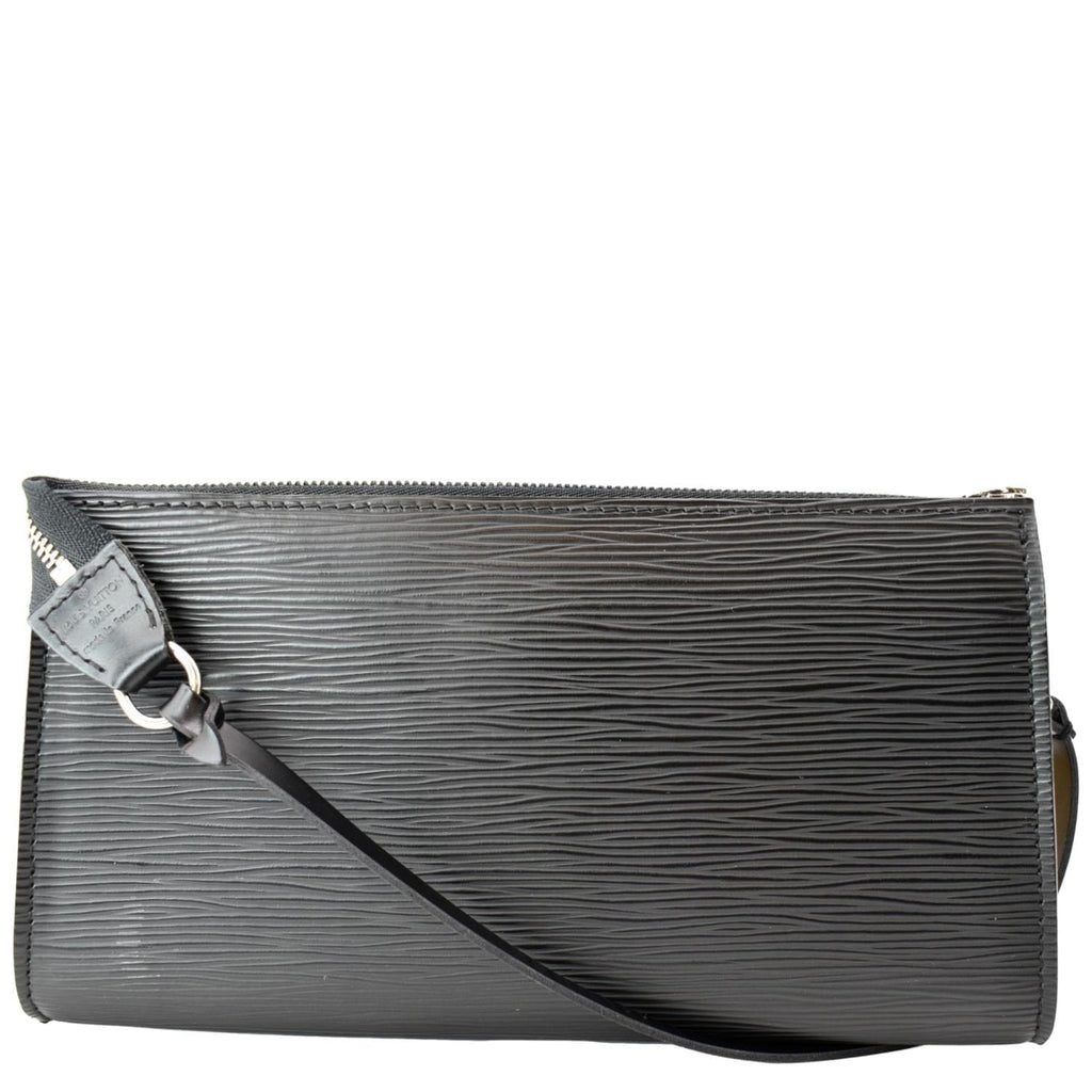 LOUIS VUITTON Pochette Accessoires Epi Leather Shoulder Bag Noir Black