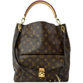 LOUIS VUITTON Metis Hobo Monogram Canvas Shoulder Bag Brown