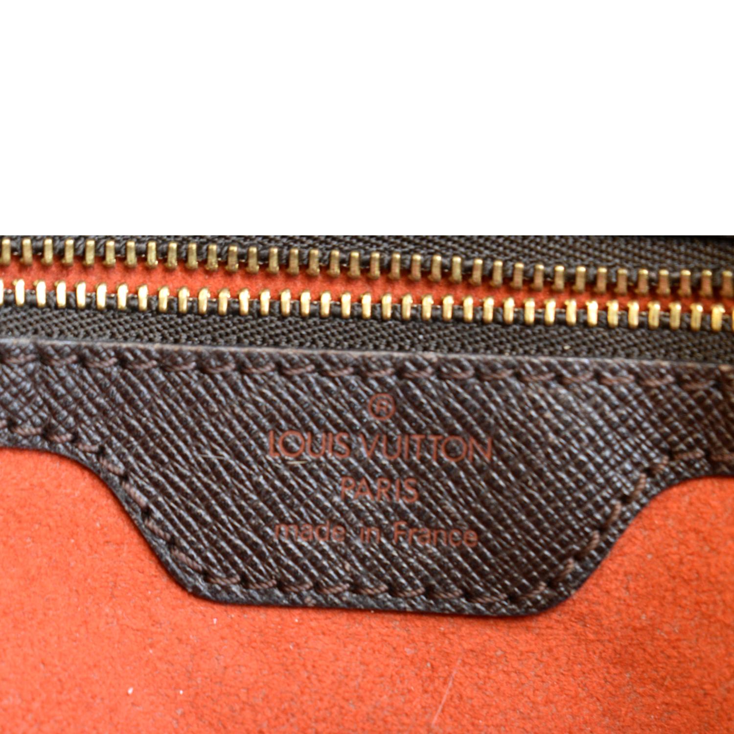 LOUIS VUITTON Marais Bucket Damier Ebene Shoulder Bag Brown