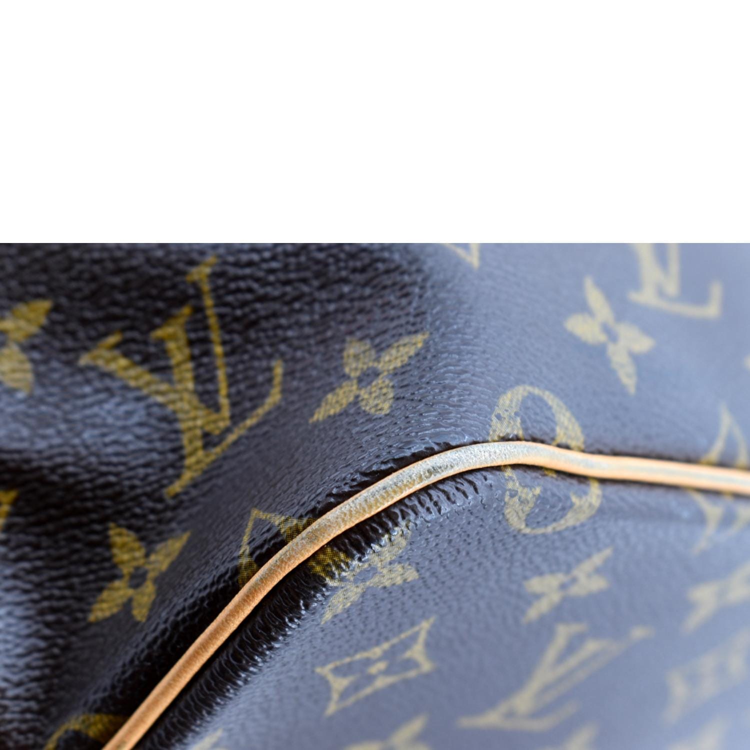 LOUIS VUITTON Palermo PM Monogram Canvas Shoulder Bag Brown