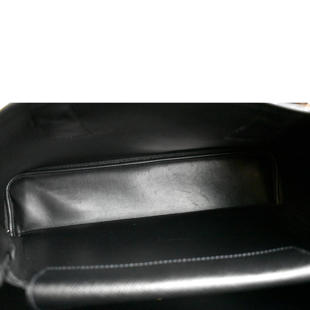 PRADA Double Handle Saffiano Leather Tote Bag Black