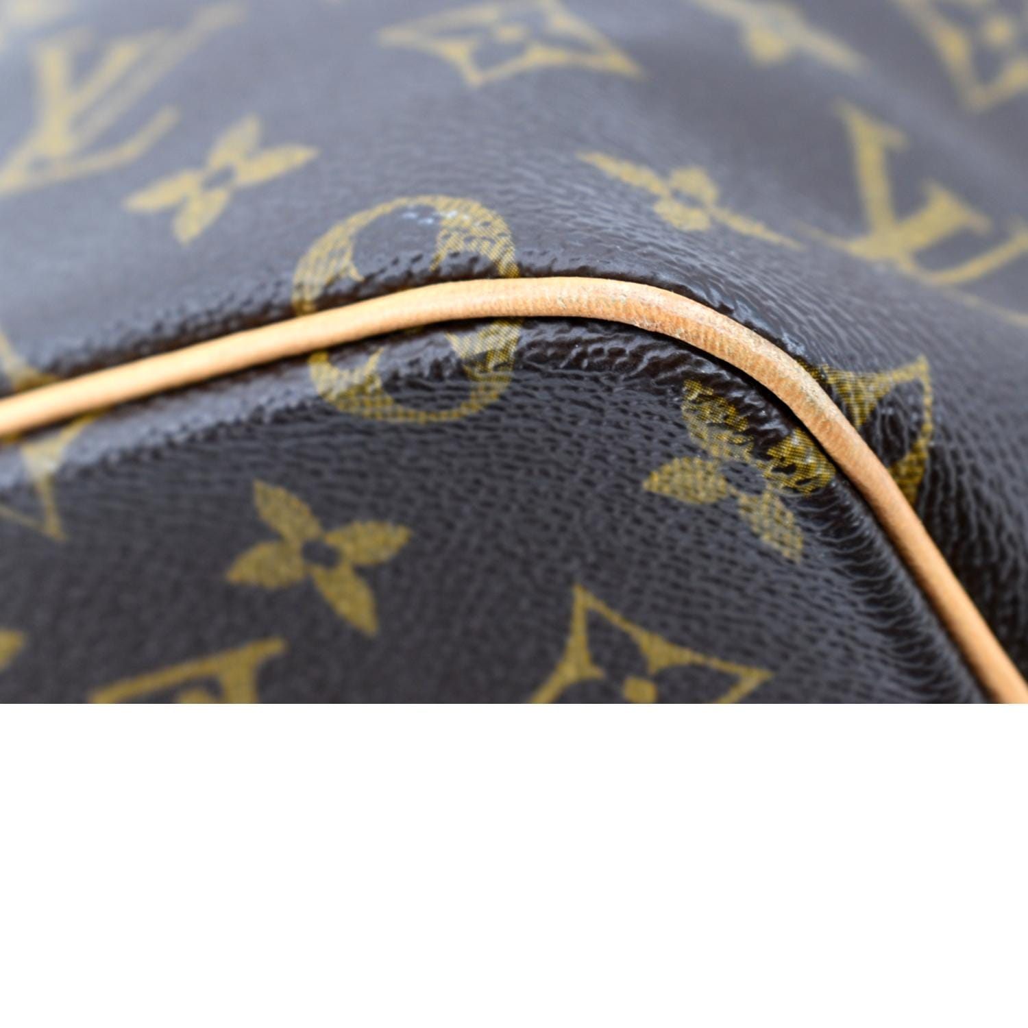 LOUIS VUITTON Palermo PM Monogram Canvas Shoulder Bag Brown