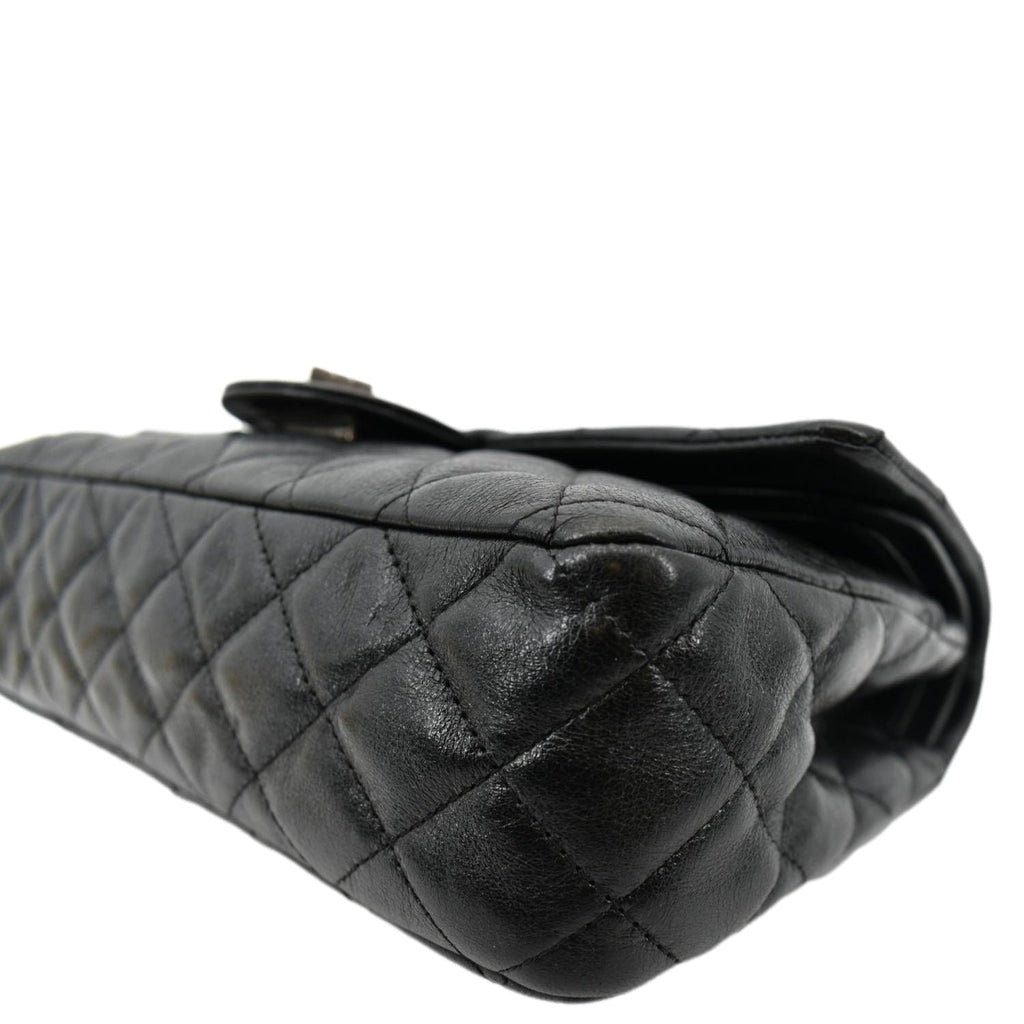 CHANEL Reissue Flap Leather Shoulder Bag Black