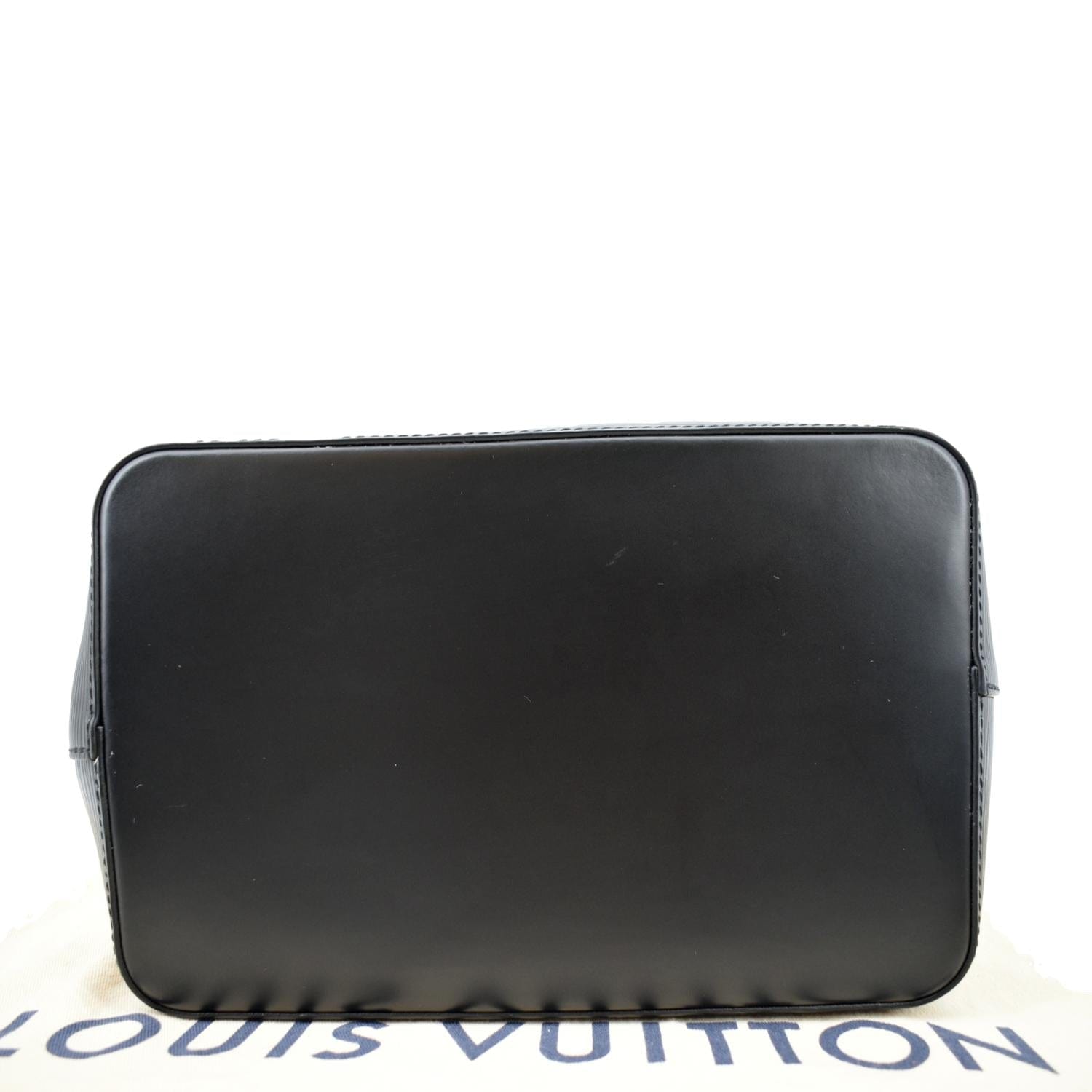 LOUIS VUITTON NeoNoe Epi Leather Shoulder Bag Black