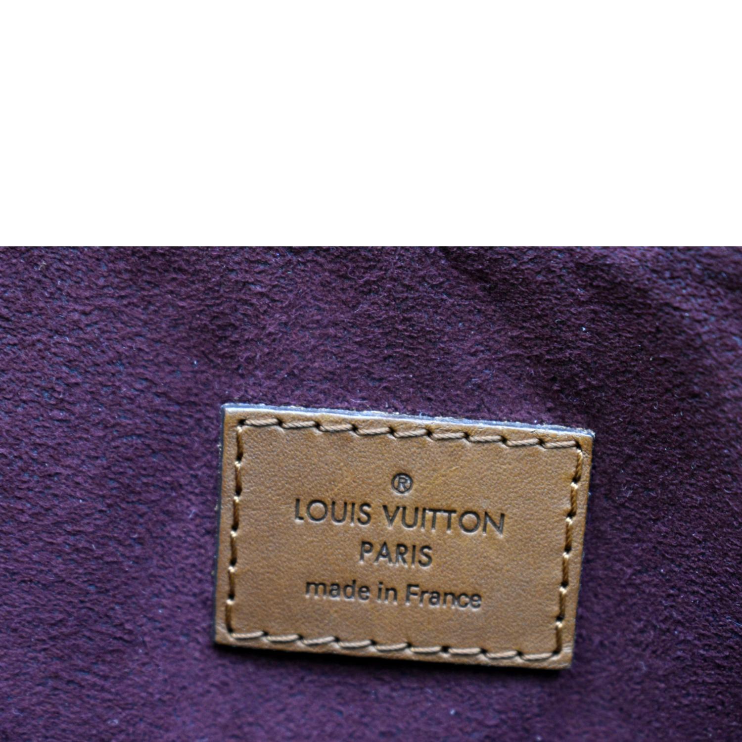 LOUIS VUITTON Belmont Damier Ebene Shoulder Bag Brown