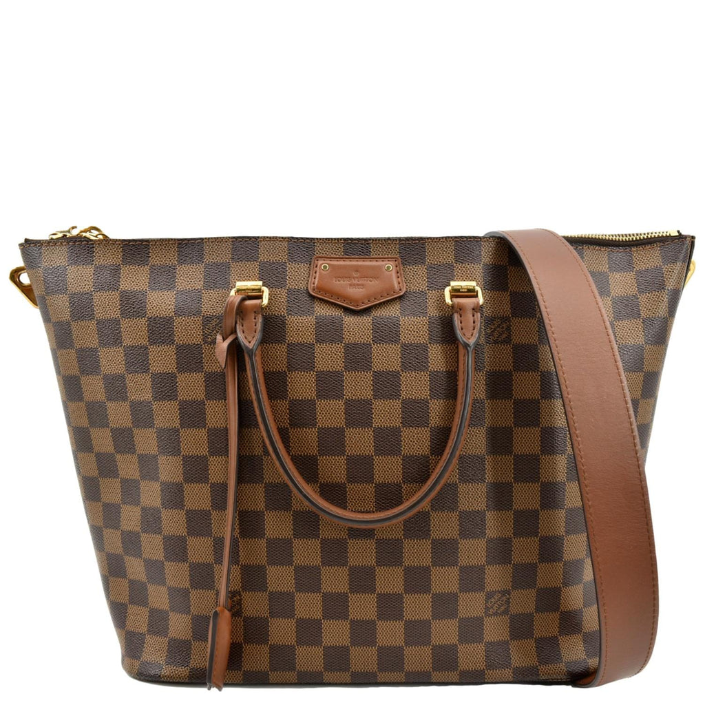 LOUIS VUITTON Belmont Damier Ebene Shoulder Bag Brown