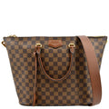 LOUIS VUITTON Belmont Damier Ebene Shoulder Bag Brown