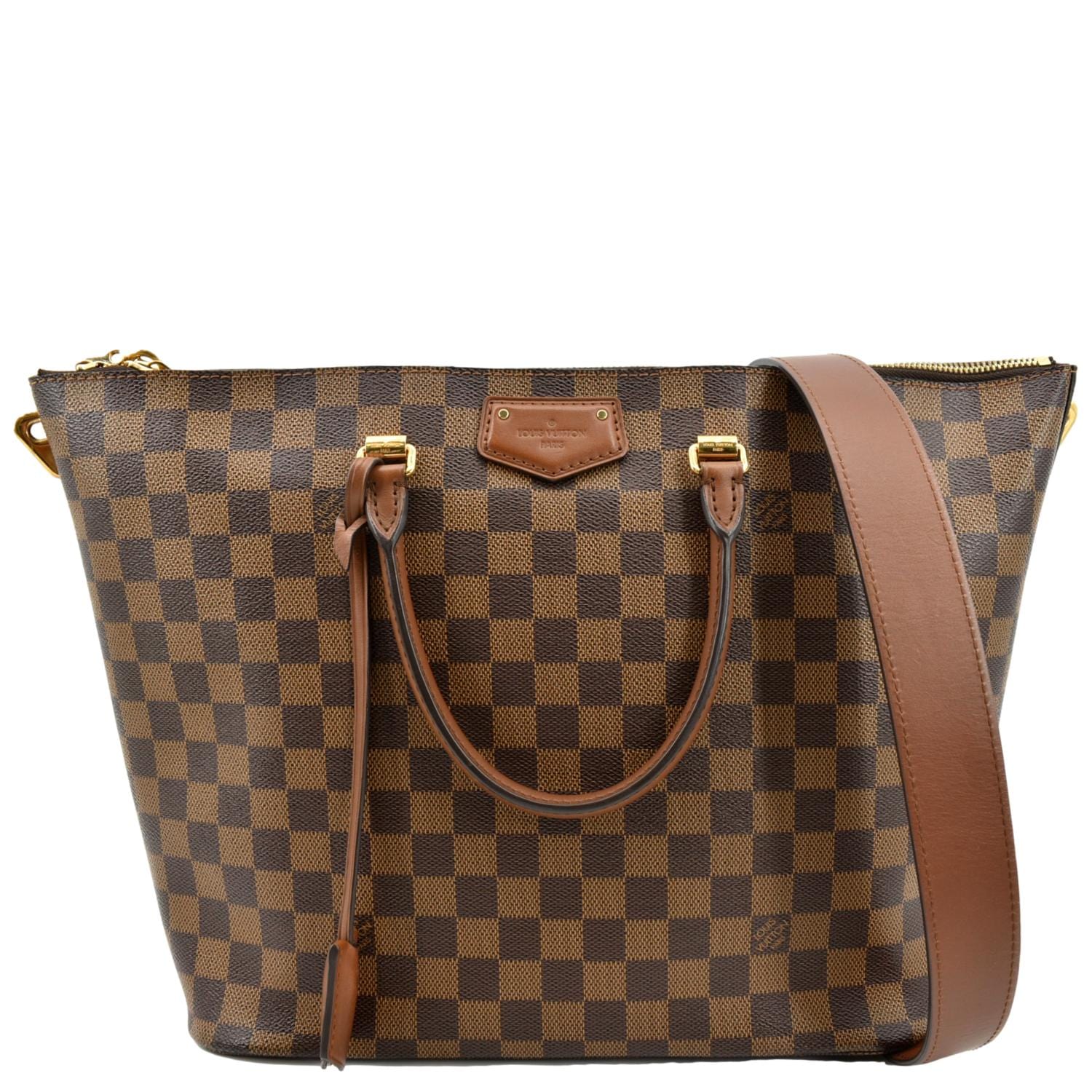 LOUIS VUITTON Belmont Damier Ebene Shoulder Bag Brown
