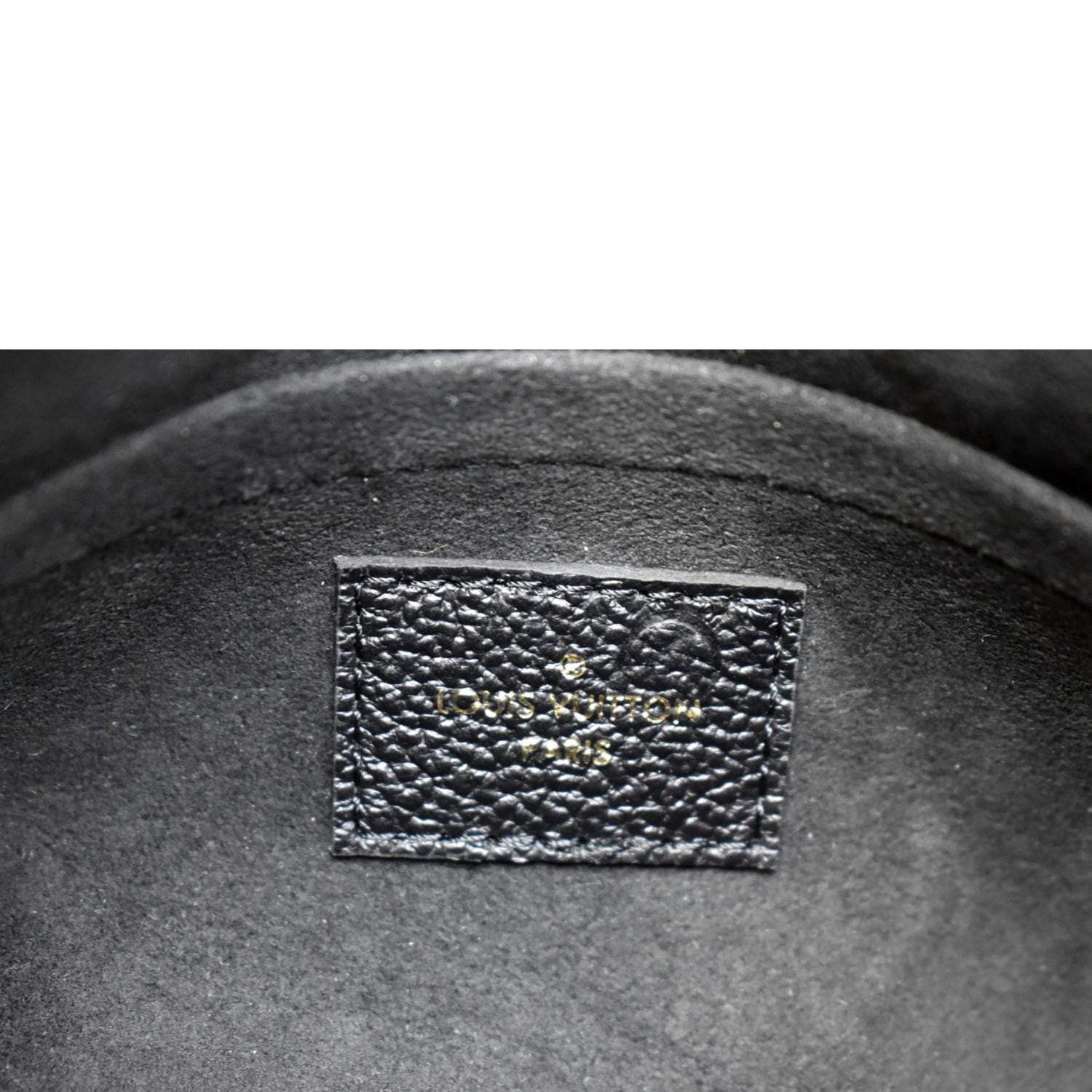 LOUIS VUITTON Bagatelle Monogram Empreinte Shoulder Bag Black