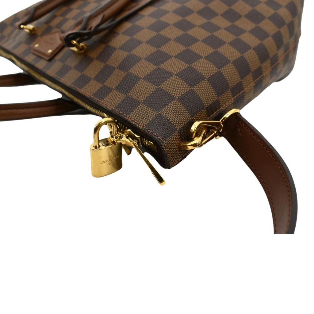 LOUIS VUITTON Belmont Damier Ebene Shoulder Bag Brown