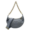 LOUIS VUITTON Over The Moon Calf Leather Shoulder Bag Blue