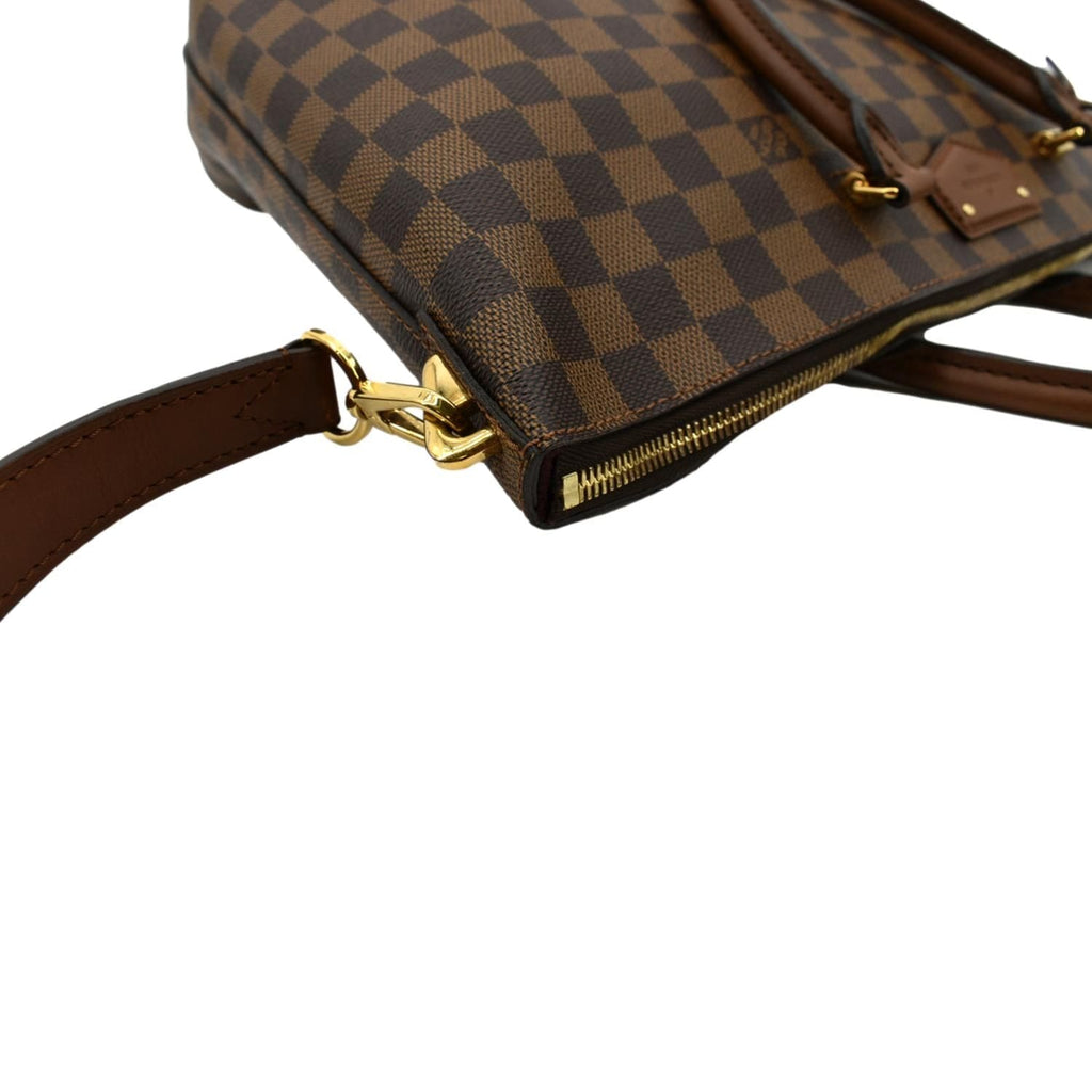 LOUIS VUITTON Belmont Damier Ebene Shoulder Bag Brown