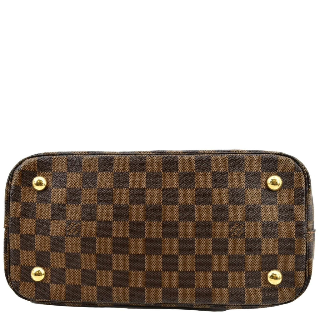 LOUIS VUITTON Belmont Damier Ebene Shoulder Bag Brown