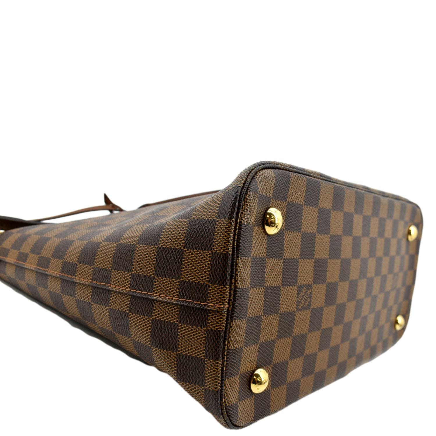 LOUIS VUITTON Belmont Damier Ebene Shoulder Bag Brown