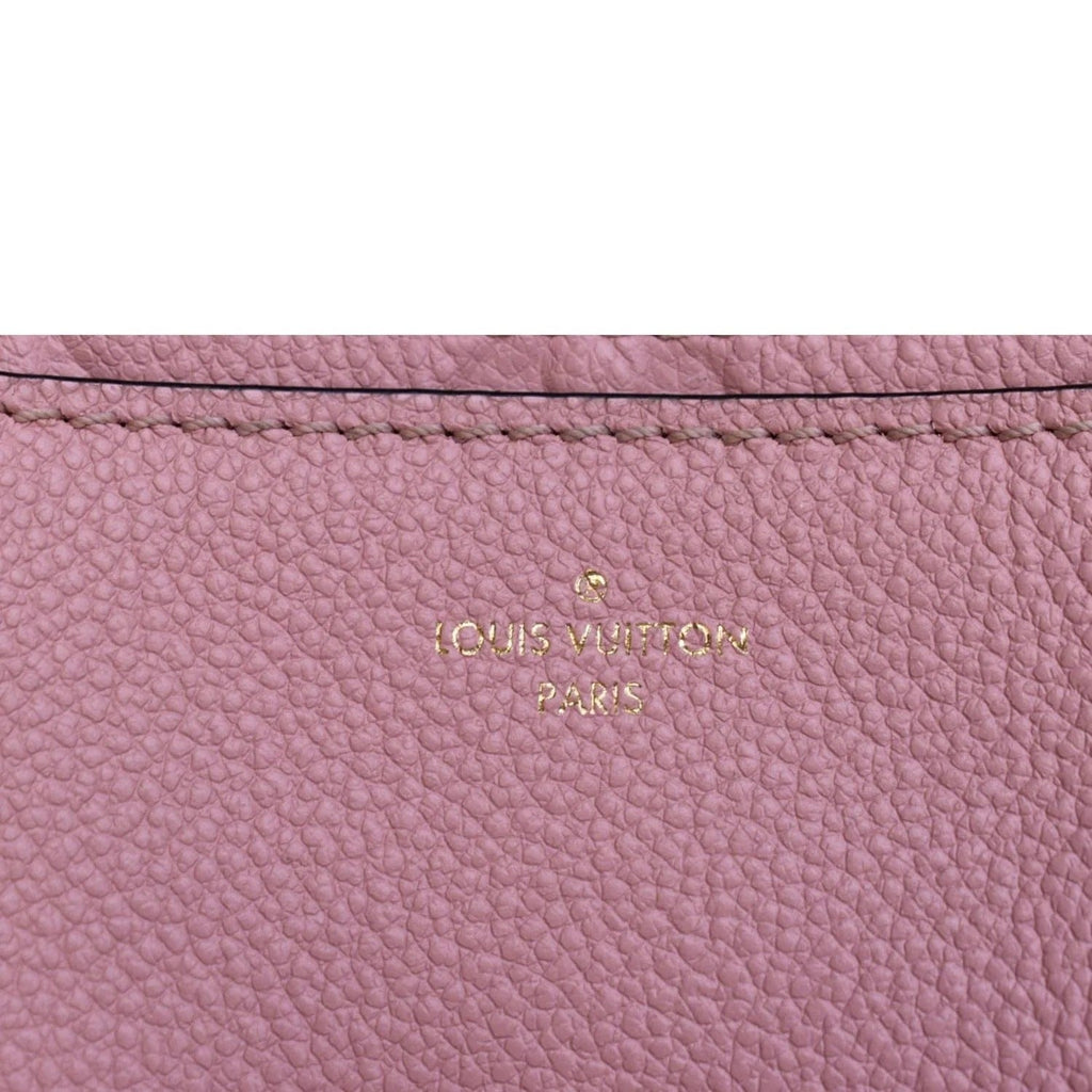 LOUIS VUITTON Blanche BB Empreinte Leather Shoulder Bag Rose Poudre
