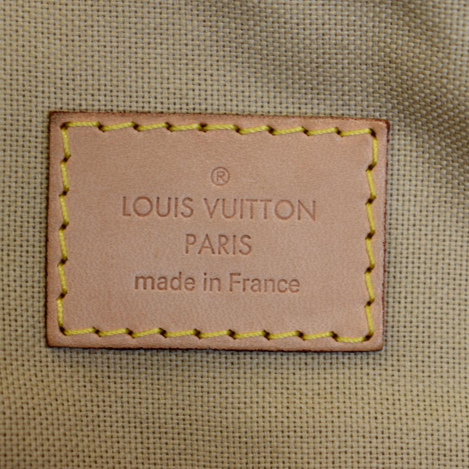 LOUIS VUITTON Siracusa GM Damier Azur Shoulder Bag White