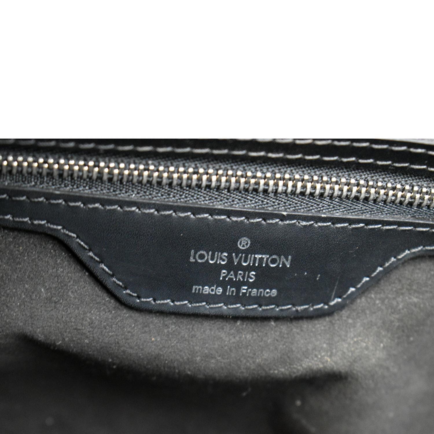 LOUIS VUITTON Mirabeau PM Epi Leather Tote Bag Black