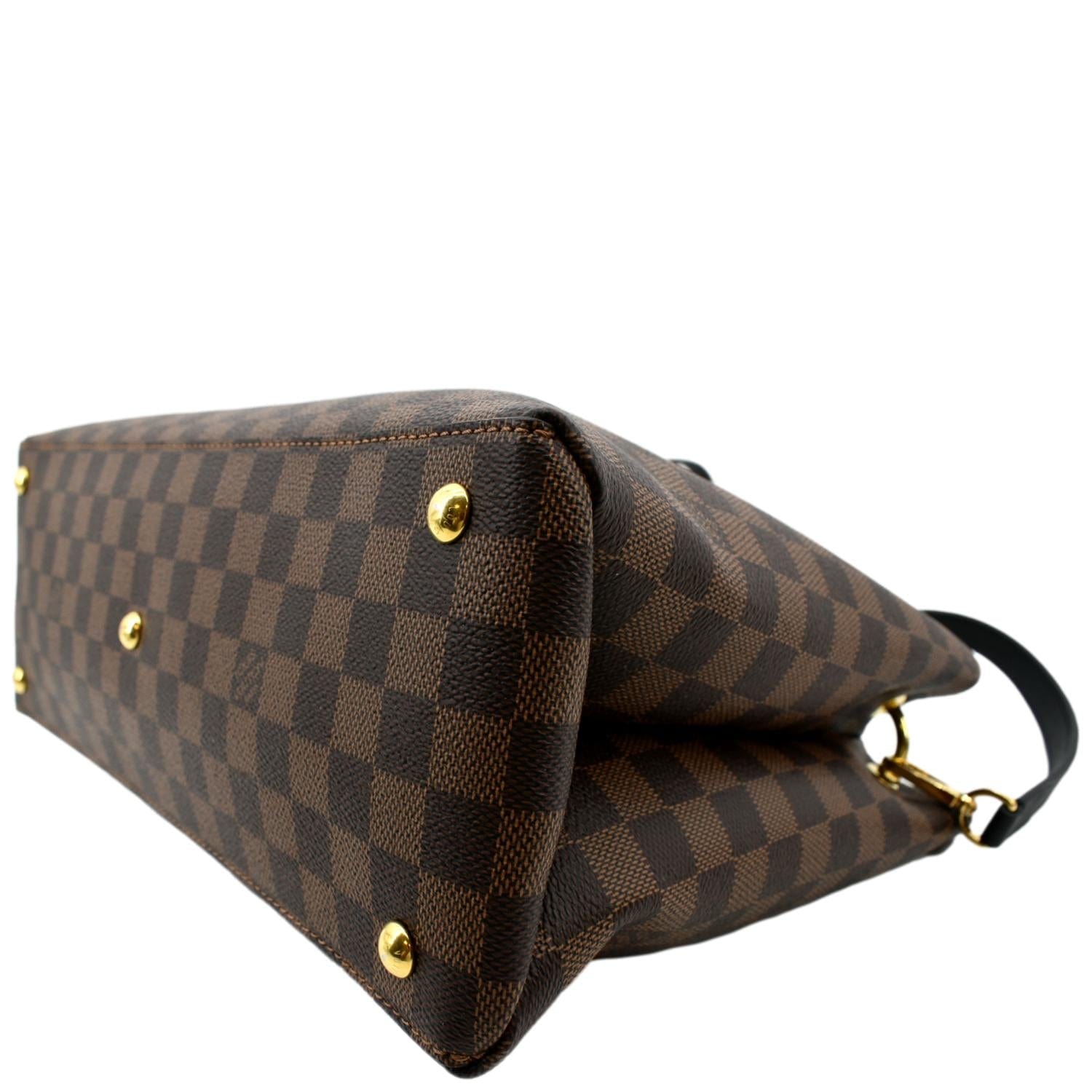 LOUIS VUITTON LV Riverside Damier Ebene Shoulder Bag Black