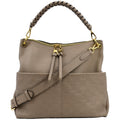 LOUIS VUITTON Maida Monogram Empreinte Leather Hobo Shoulder Bag Tourterelle